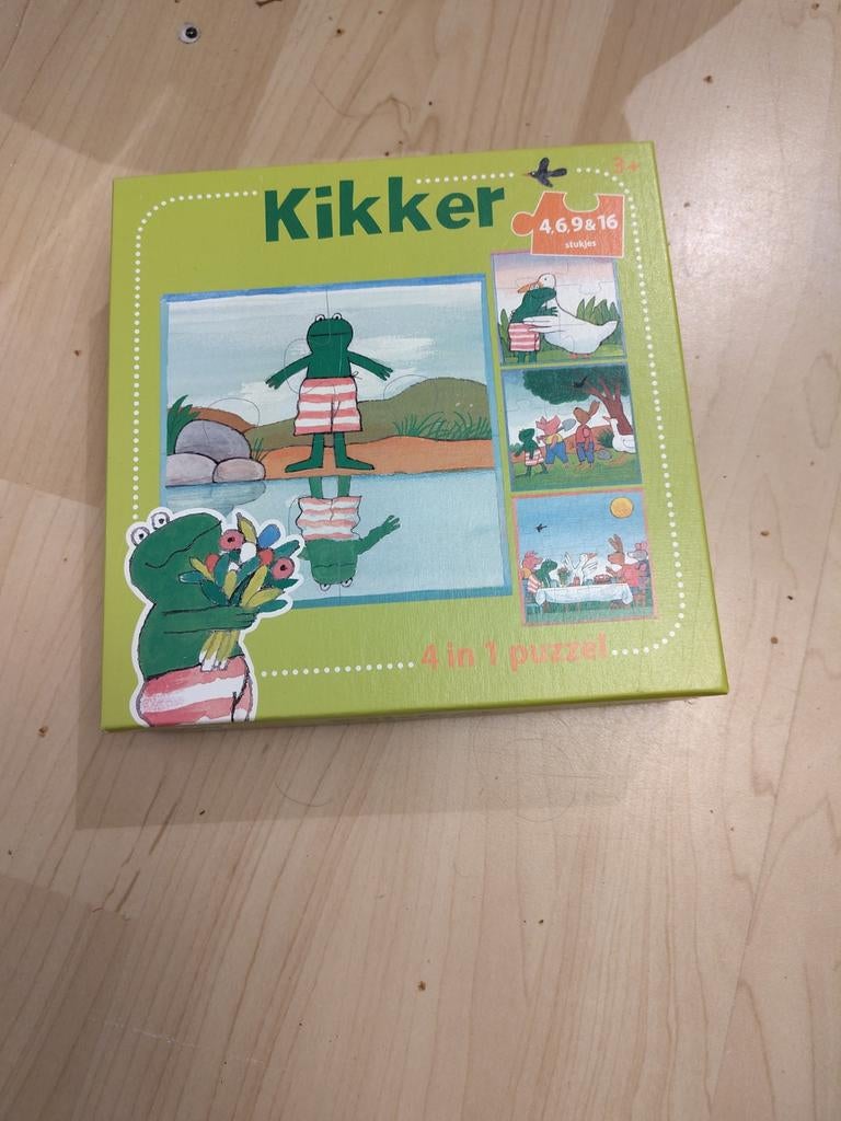 Kikker 4-in-1 puzzel (4, 6, 9 en 16 stukjes), Ophalen