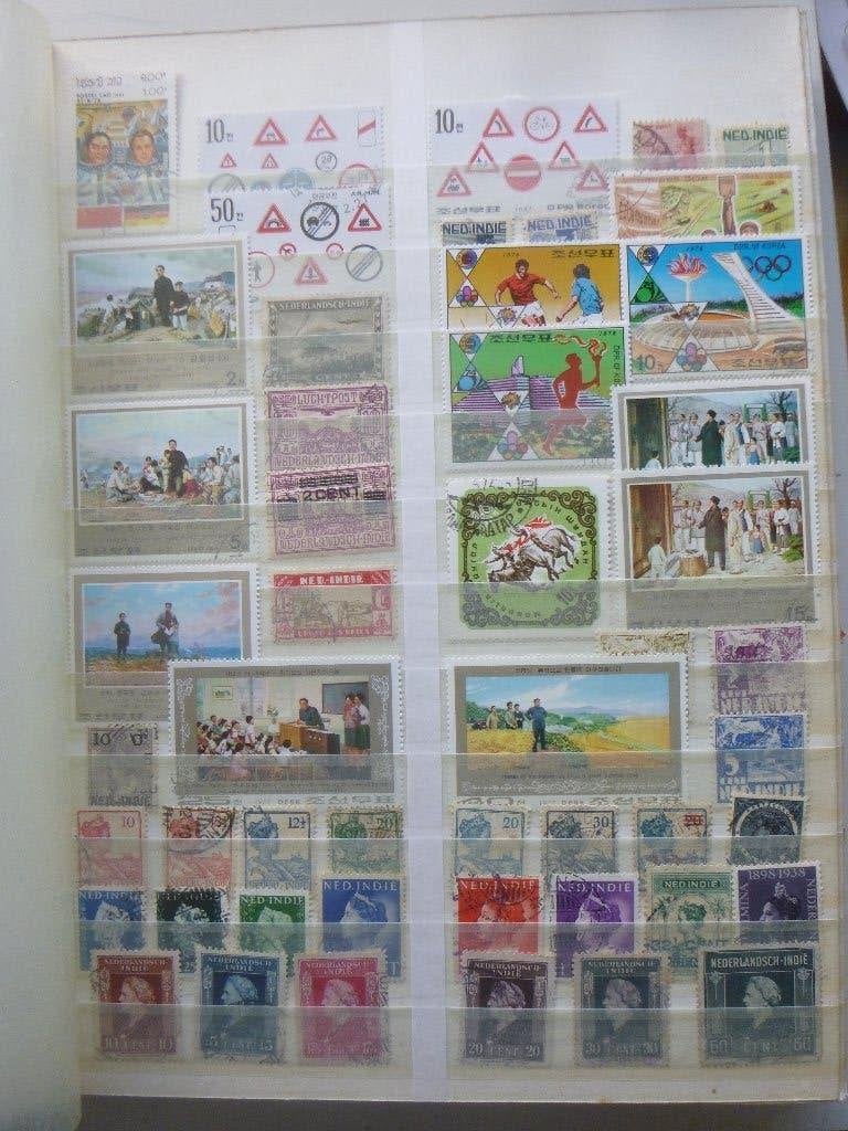 Dik stockboek Franse gebieden Marokko, Zwitserland, Postzegels en Munten, Postzegels | Volle albums en Verzamelingen, Ophalen of Verzenden