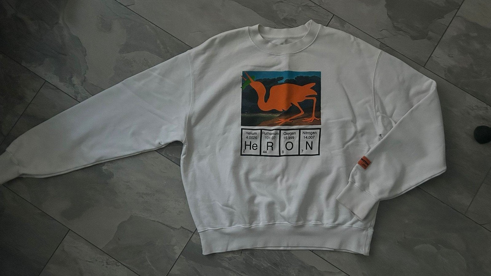 Heron Preston trui maat L, Kleding | Heren, Ophalen of Verzenden, Zo goed als nieuw, Zwart