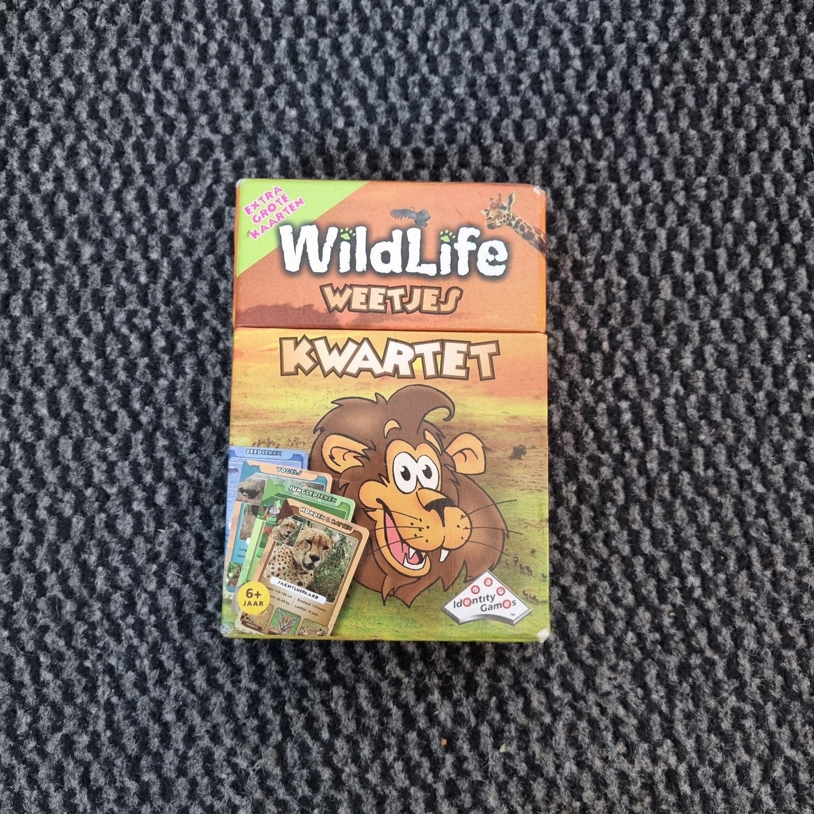 Wildlife weetjes kwartet dieren animals, Ophalen of Verzenden, Zo goed als nieuw, Kwartet(ten)