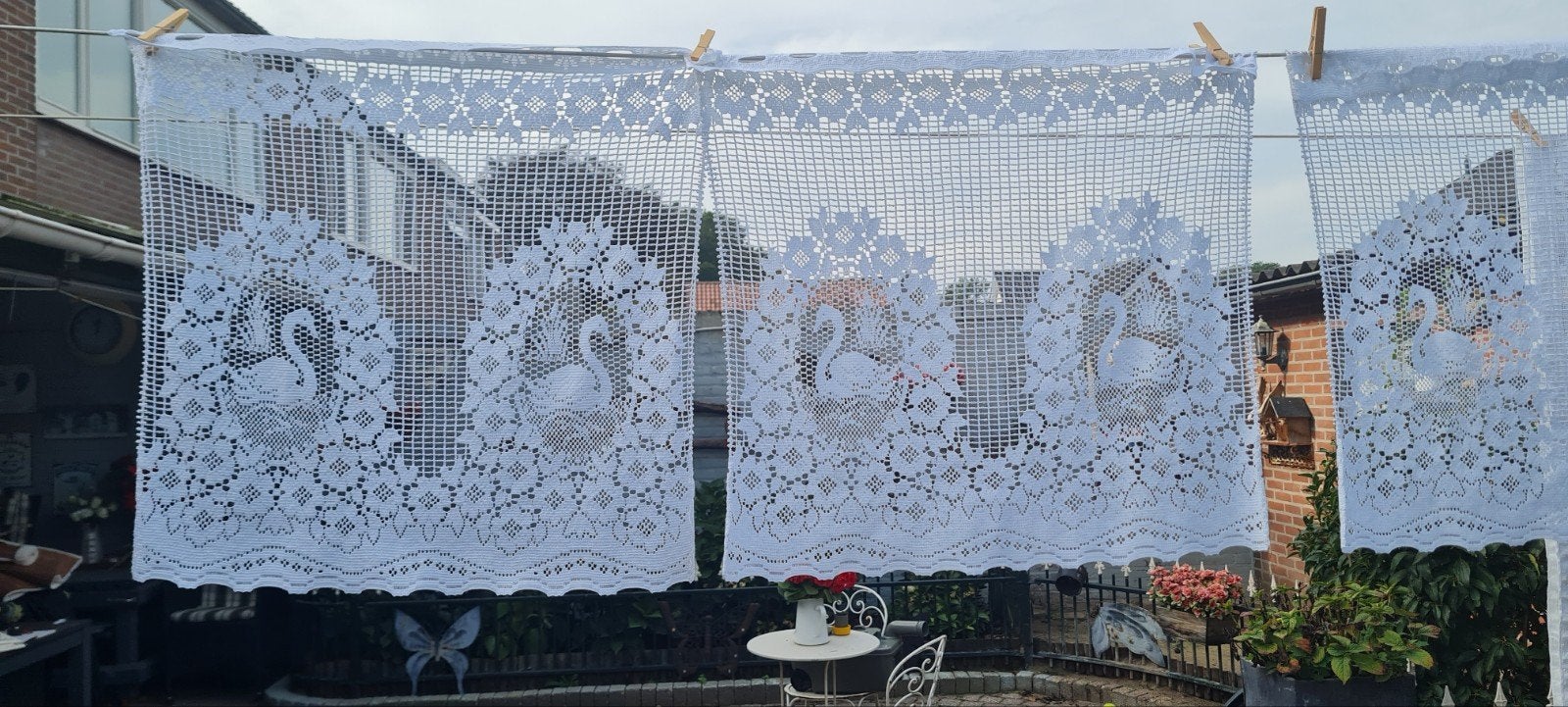 brocante franse vitrage, Ophalen of Verzenden