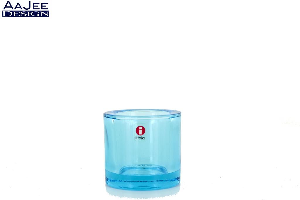 Iittala Kivi – Heikki Orvola – Waxinehouder – Marimekko – 88, Huis en Inrichting, Overige materialen, Blauw, Ophalen of Verzenden