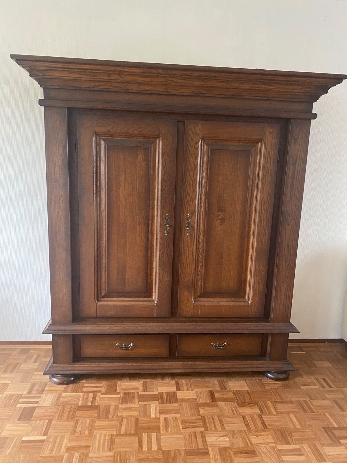 Gratis ophalen voor 10 nov - Houten kast - 200x185 cm, Huis en Inrichting, Ophalen, Gebruikt, 200 cm of meer, 150 tot 200 cm