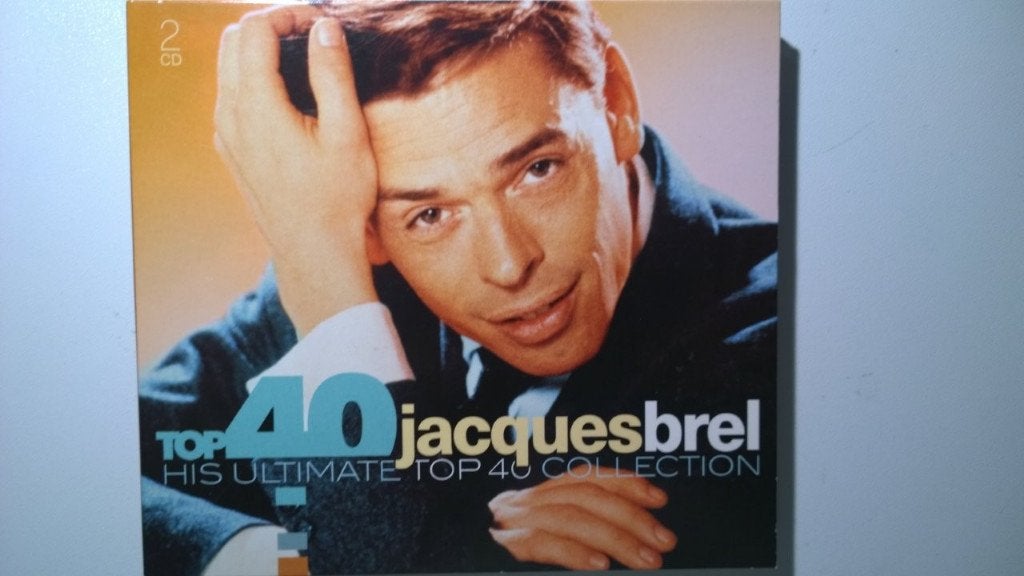 Jacques Brel - Top 40 Jacques Brel, Cd's en Dvd's, Cd's | Franstalig, Ophalen of Verzenden, Zo goed als nieuw, Album