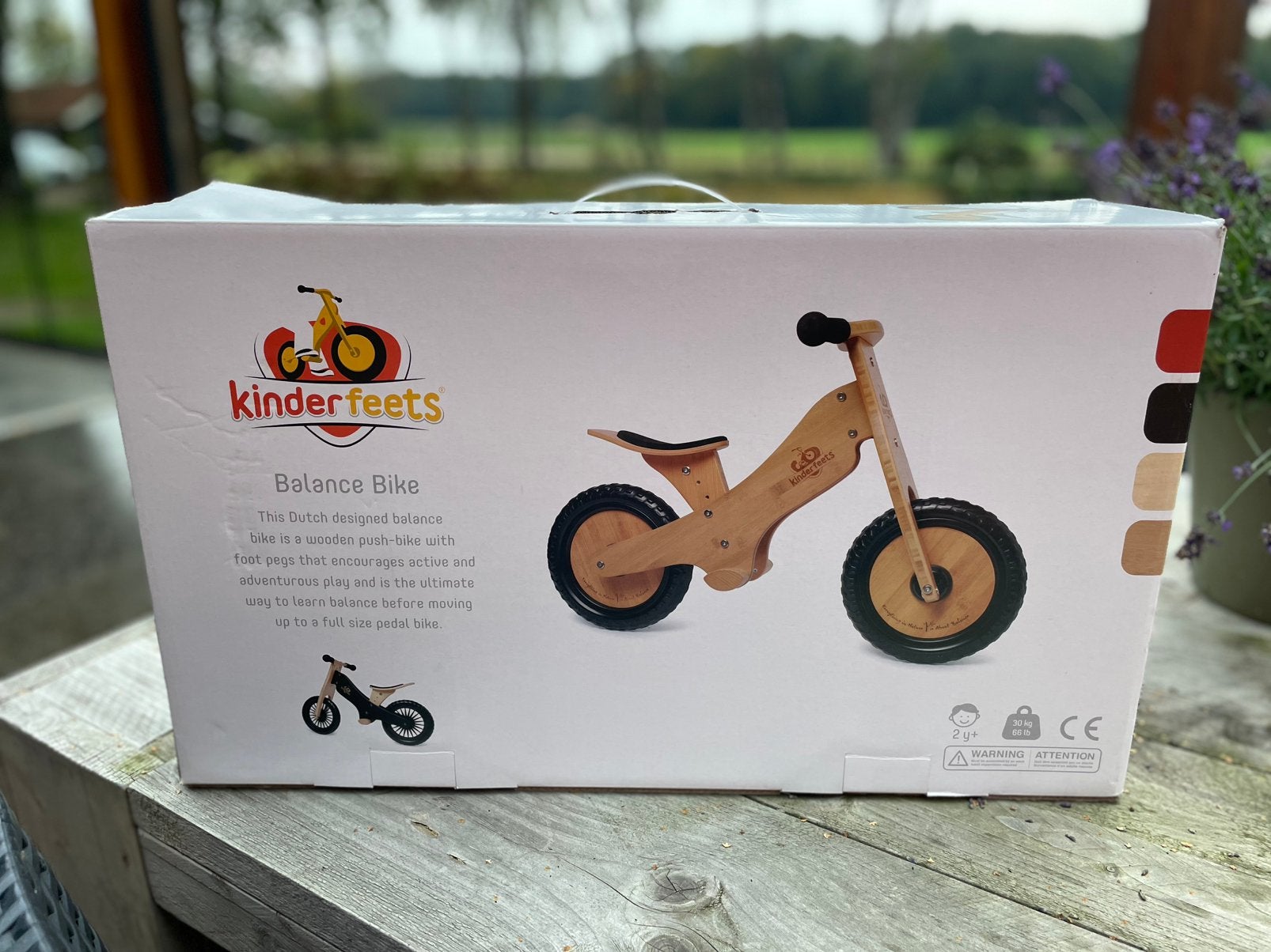 Prachtig nieuw zwart kinderfietsje van kinderfeets, Ophalen of Verzenden, Zo goed als nieuw, Loopfiets