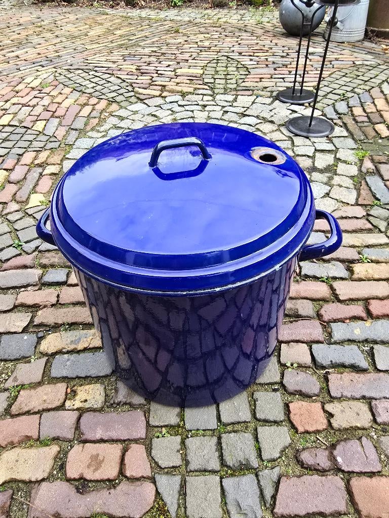 emaille weckketel, inmaakketel, Ophalen, Gebruikt, Overige materialen, Pot, Bus of Blik