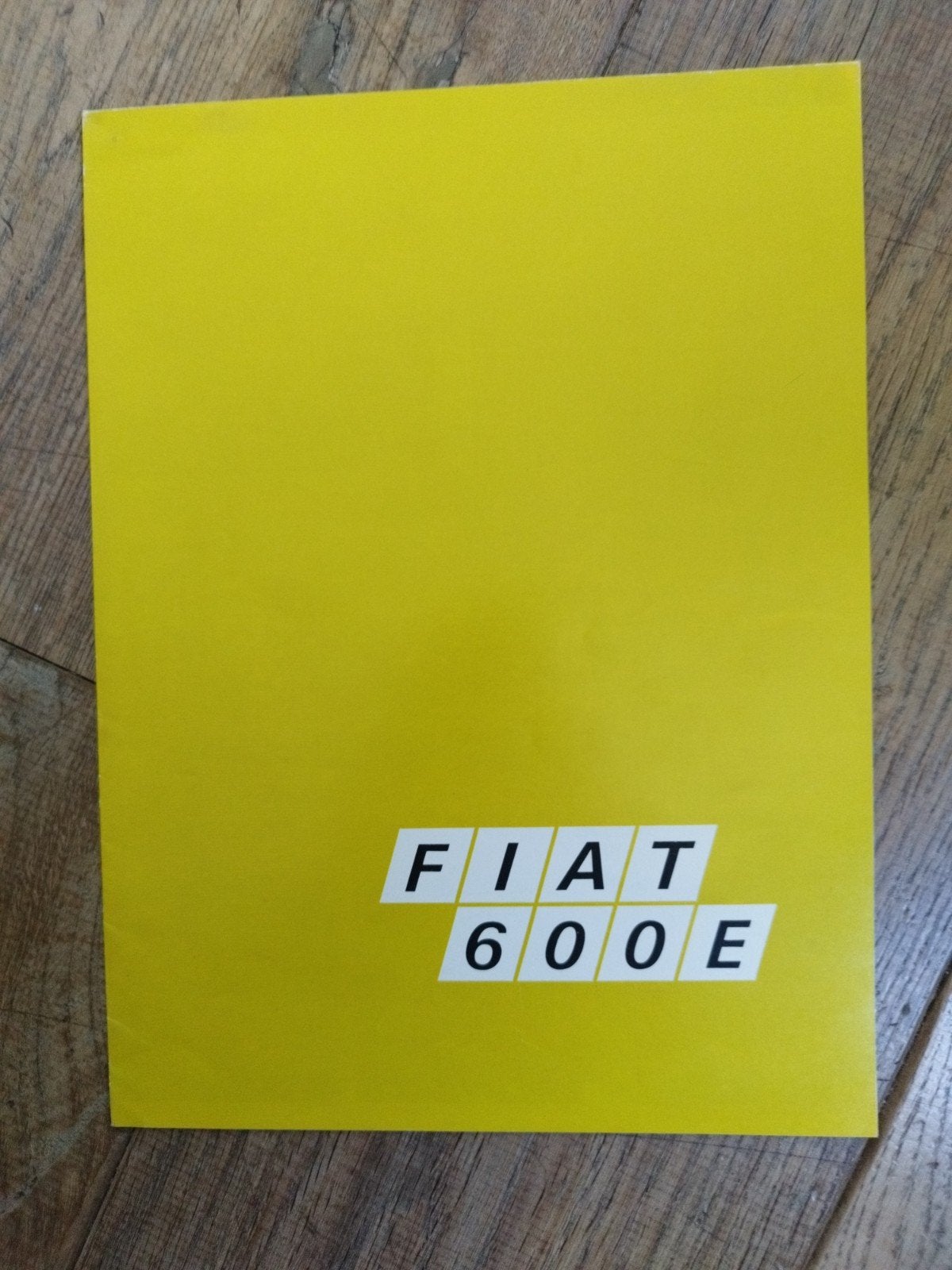 Fiat 600E brochure uit 1973 - 8 pagina's, Ophalen of Verzenden, Zo goed als nieuw, Fiat