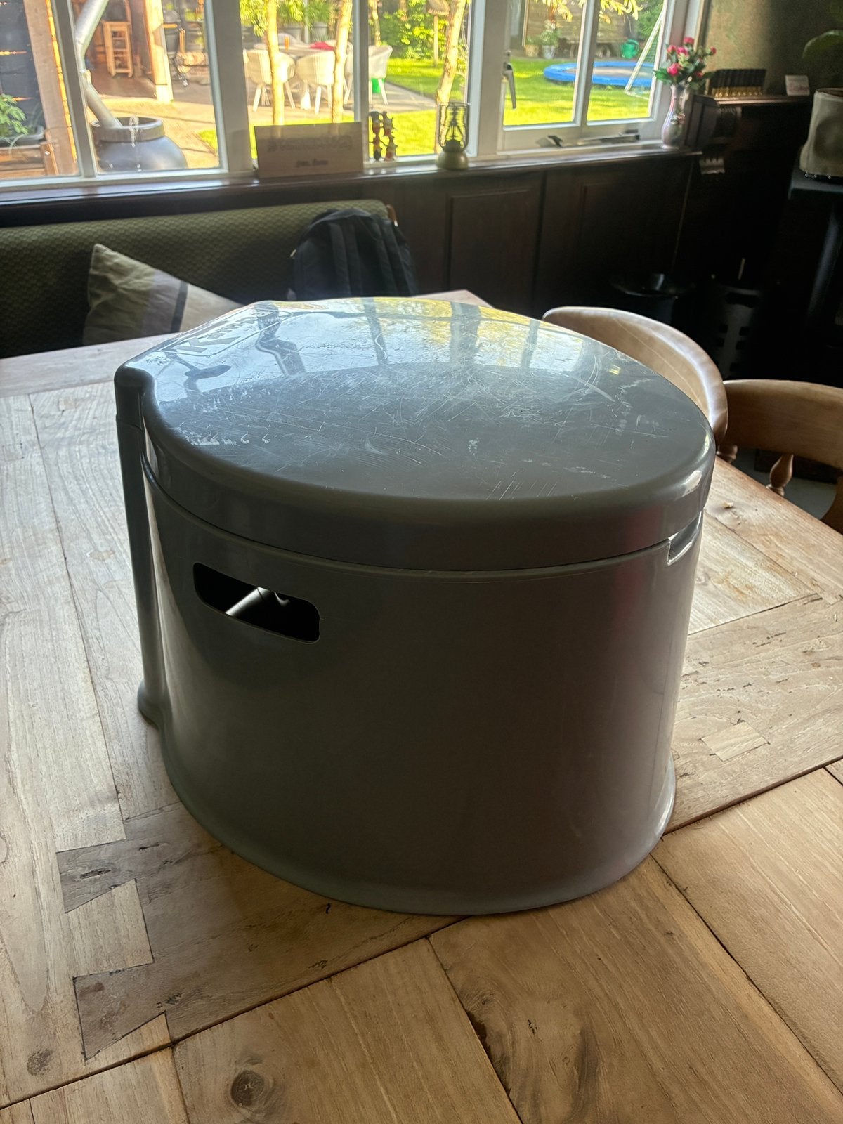 Kampa Kazi camping toilet, Ophalen, Gebruikt