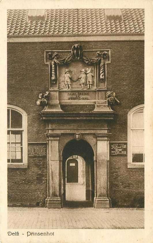 300-400-029 Delft Prinsenhof, Verzenden, Voor 1920, Zuid-Holland