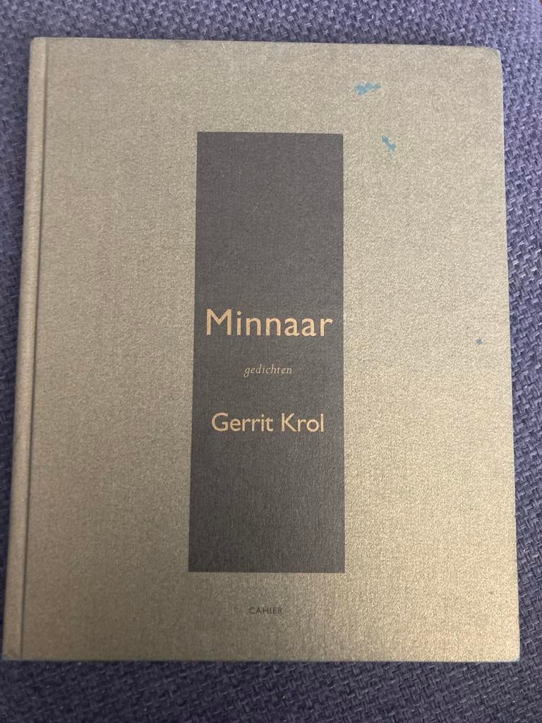 Minnaar gedichten door Gerrit Krol, Ophalen of Verzenden, Gelezen, Eén auteur