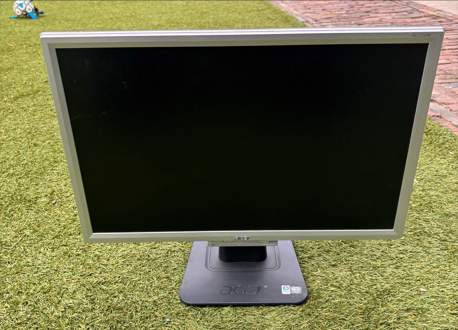 Acer AL2216W 22 inch breedbeeld monitor - VGA & DVI, Ophalen, Gebruikt, Overige typen, Overige resoluties