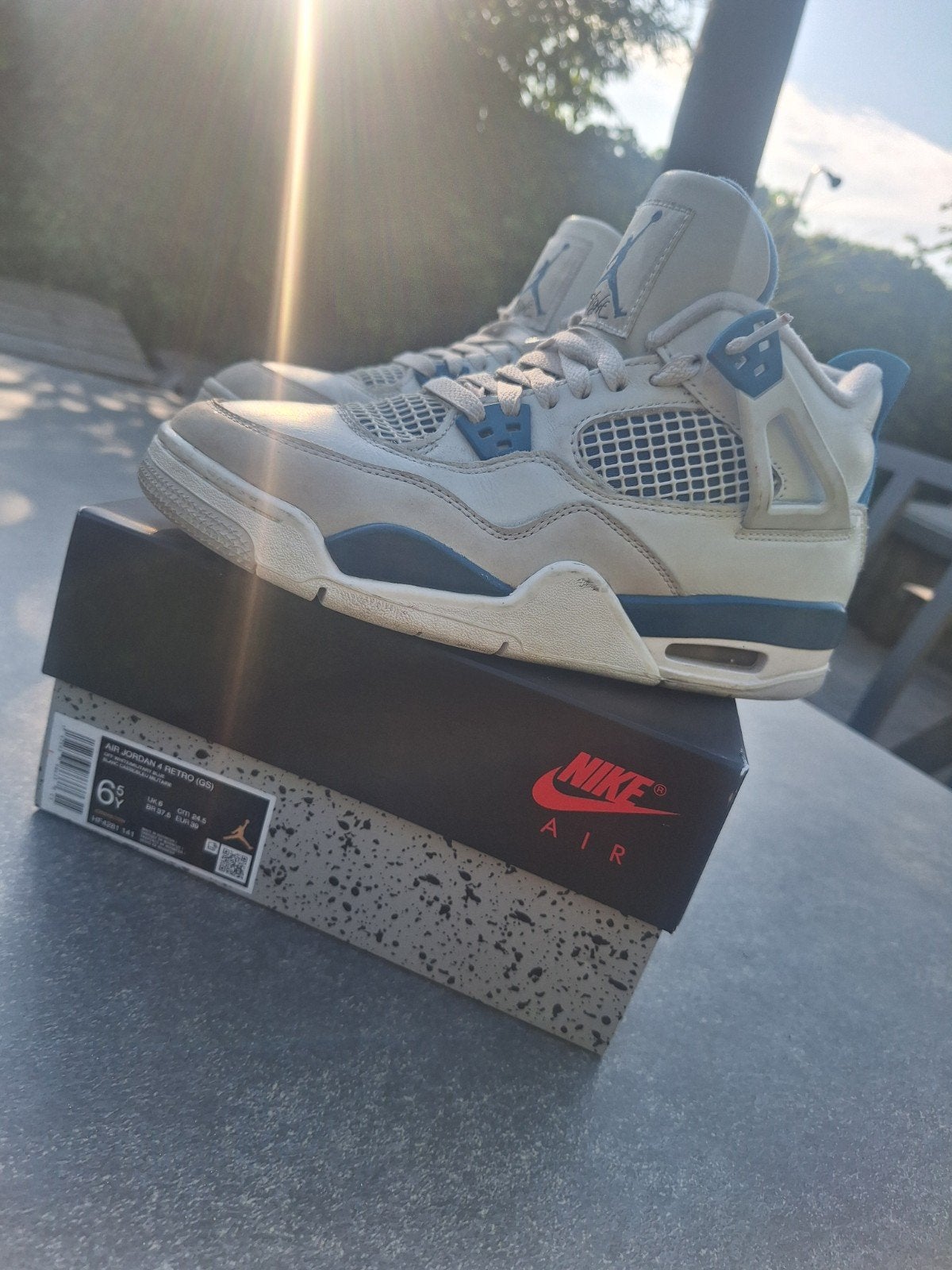 Jordan 4 military blue maat 39, Kleding | Heren, Schoenen, Blauw, Ophalen of Verzenden, Nike Air Jordan, Sneakers of Gympen