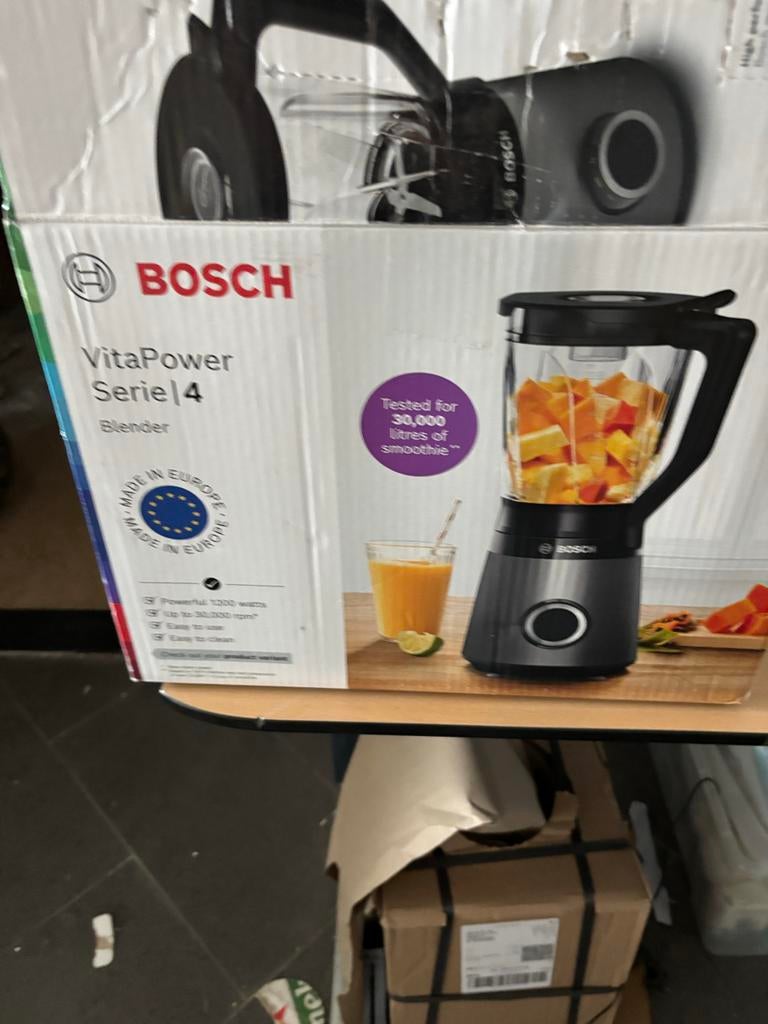 Bosch VitaPower 4 Blender - Krachtige Keukenmachine, Ophalen of Verzenden, Zo goed als nieuw, Blender