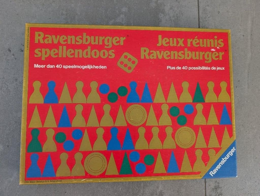 Spellendoos Ravensburger - Meer dan 40 spellen, Ophalen of Verzenden, Gebruikt, Ravensburger