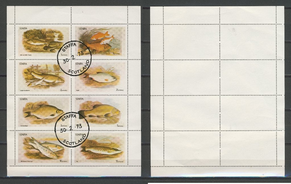 Cinderella-postzegels 1973 van het Schotse eiland Staffa 612, Postzegels en Munten, Postzegels | Nederland, Ophalen of Verzenden