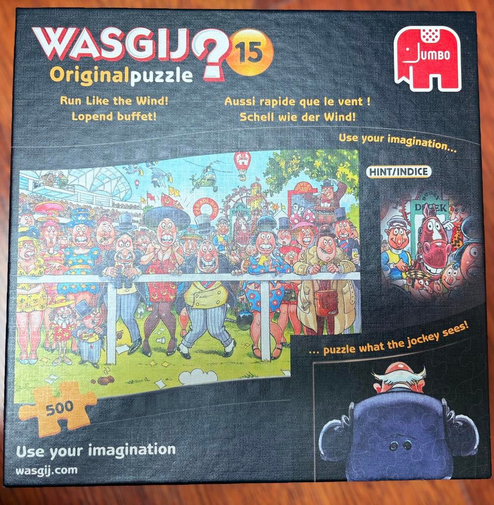 Wasgij legpuzzel 500 stukjes #15, Ophalen of Verzenden, 500 t/m 1500 stukjes, Zo goed als nieuw, Legpuzzel