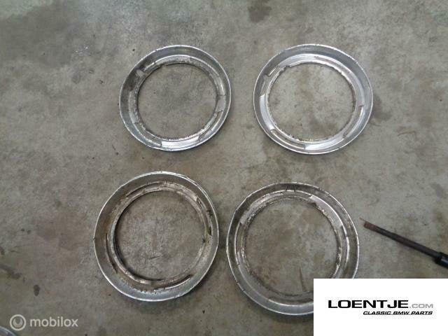Wieldoppen bmw 14 inch neue klasse 2000cs 1500 2000 1800 et, Auto diversen, Gebruikt, Ophalen of Verzenden