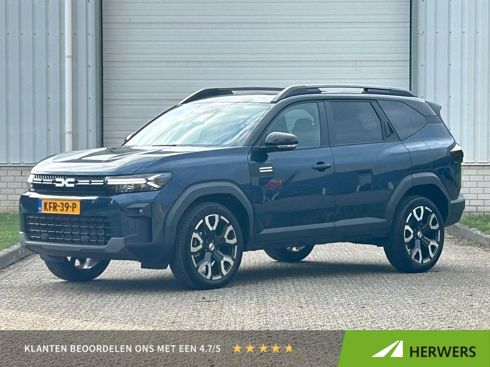 Dacia Bigster 1.8 Hybrid 155 Limited Edition / Trekhaak / El, Auto's, Stof, Euro 6, 4 cilinders, Blauw