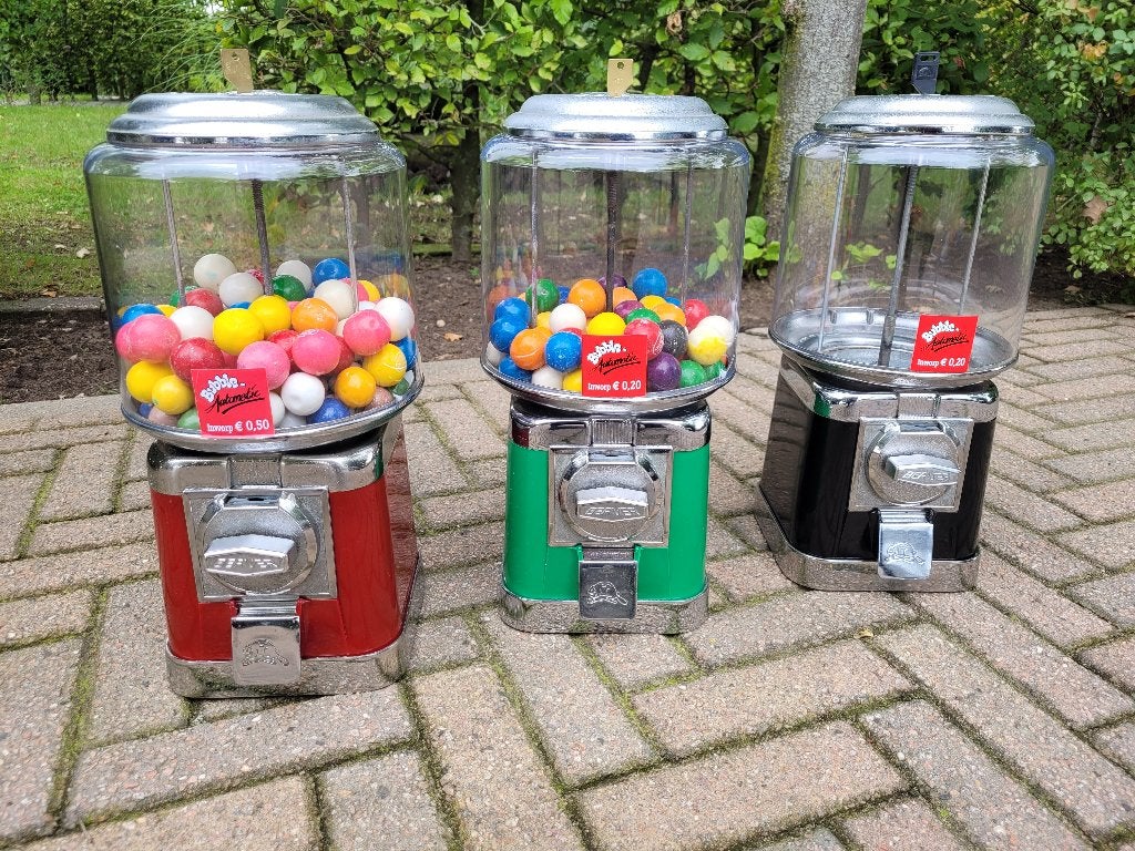 BEAVER pinda kauwgomballen automaten fifties sixties retro, Verzamelen, Automaten | Overige, Ophalen