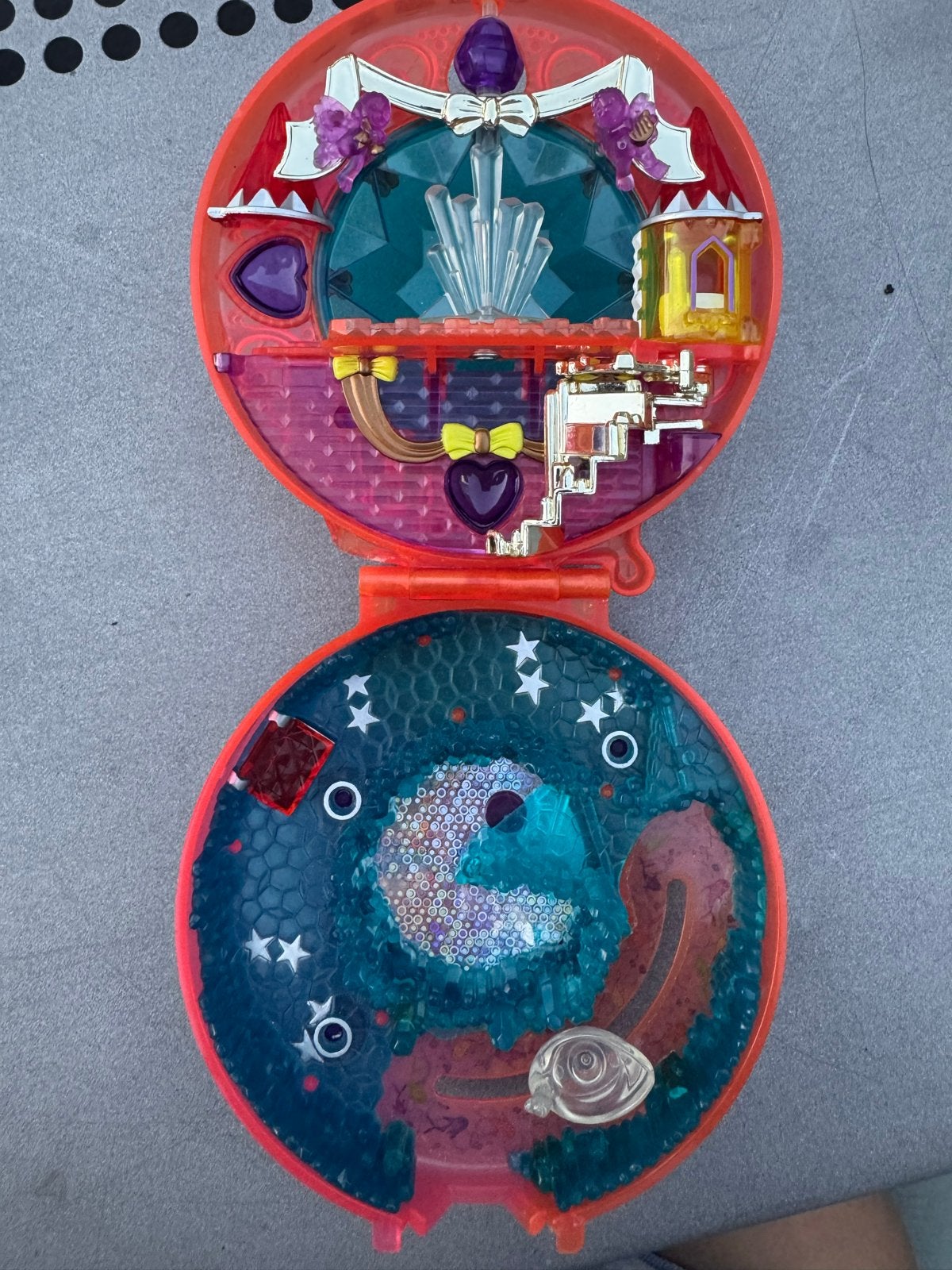 Polly Pocket Compact Kasteel - Vintage, Ophalen of Verzenden, Gebruikt, Meisje