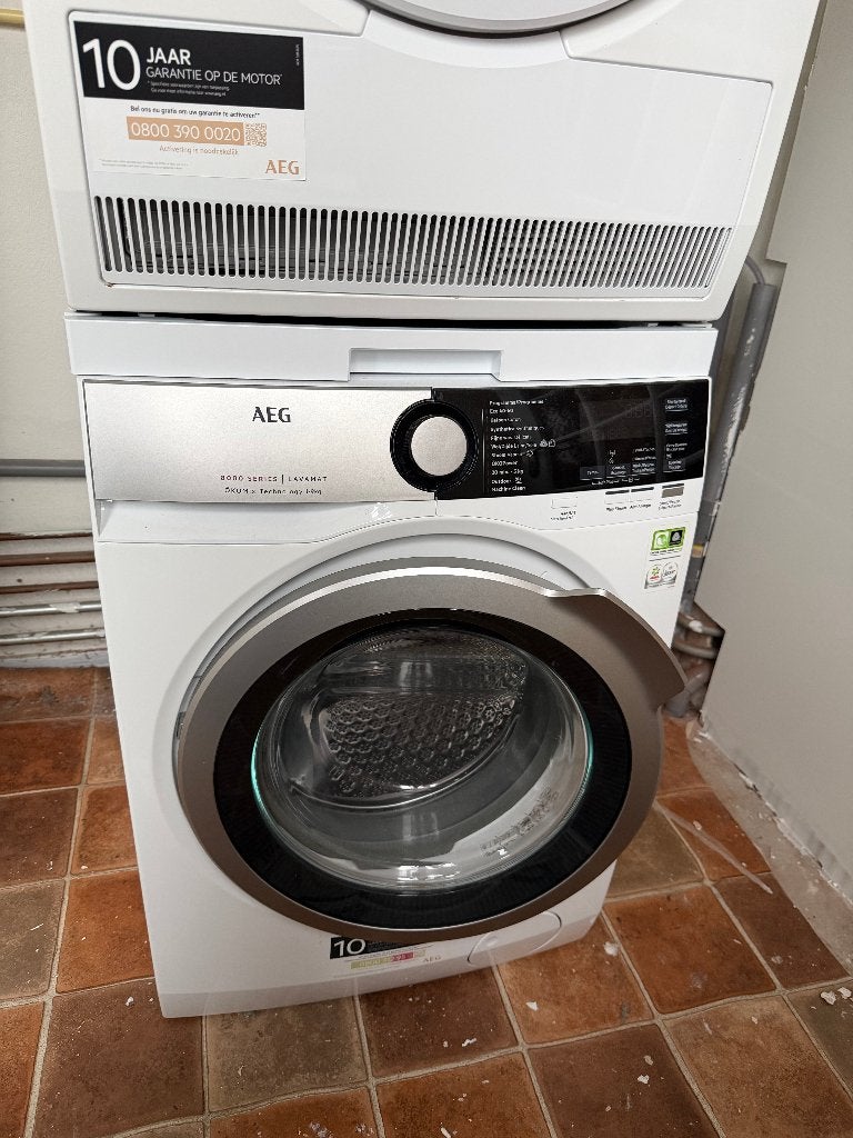 AEG L8FE894BN ÖKOMix -  Wasmachine, Witgoed en Apparatuur, Wasmachines, Ophalen, 1200 tot 1600 toeren, Gebruikt, 8 tot 10 kg