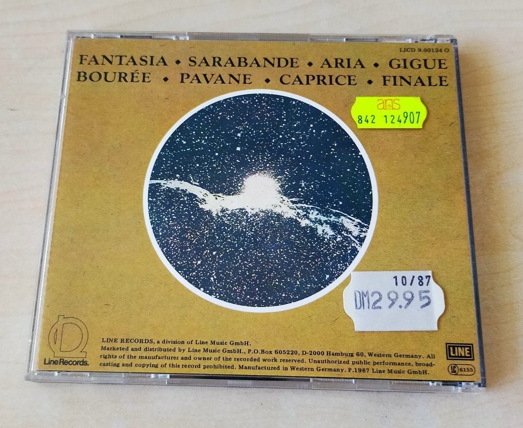 Jon Lord - Sarabande CD 1976/1987, Ophalen of Verzenden, Zo goed als nieuw, Progressive Rock