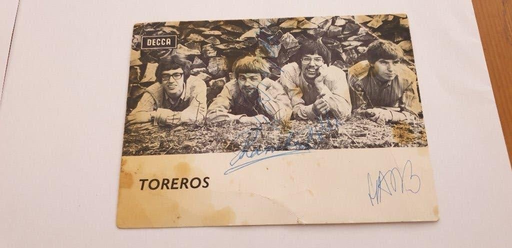 3095 gesigneerde ansichtkaart van de toreros, Verzenden, Foto of Kaart, Gesigneerd