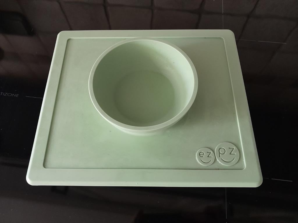 EZPZ Happy Mat - Siliconen Placemat met Kom, Ophalen of Verzenden, Zo goed als nieuw, Overige typen