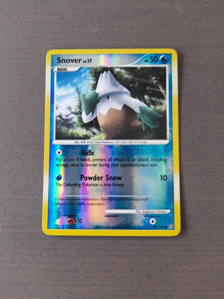 2008 stormfront 74/100 snover reverse, Ophalen of Verzenden, Zo goed als nieuw, Losse kaart, Foil