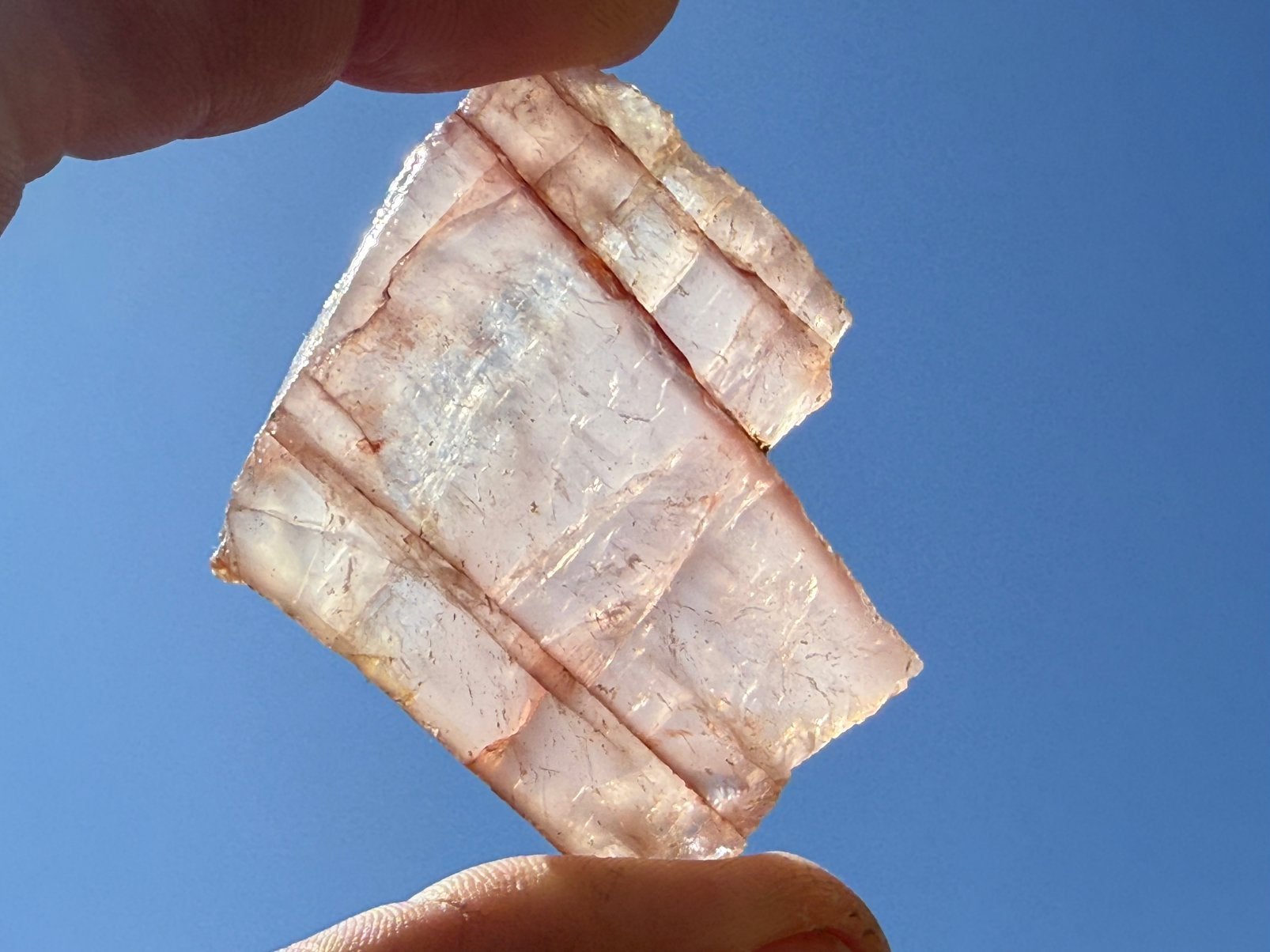 Red Healer Lemurian - Hematoide kwarts mineralen edelstenen, Ophalen of Verzenden, Mineraal