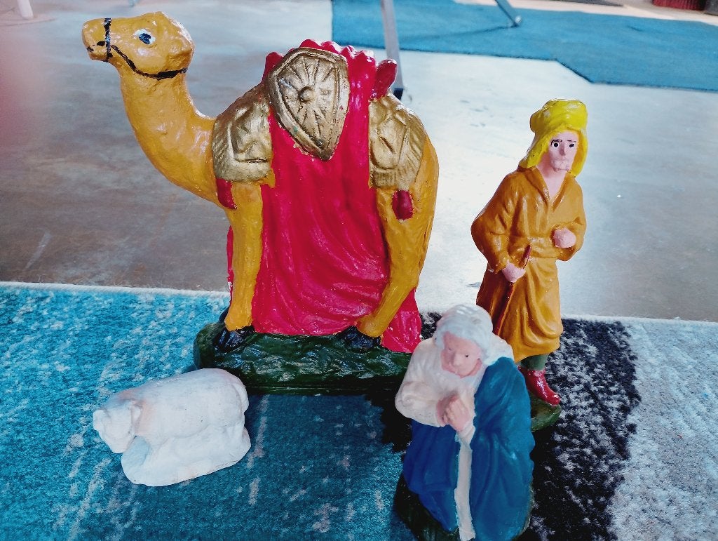 kerststal figuren, Ophalen