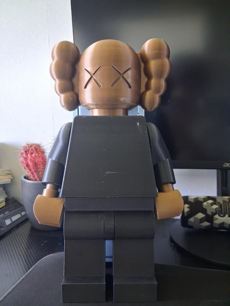 Grote KAWS Companion Lego-stijl figuur, Ophalen of Verzenden, Zo goed als nieuw, Overige merken