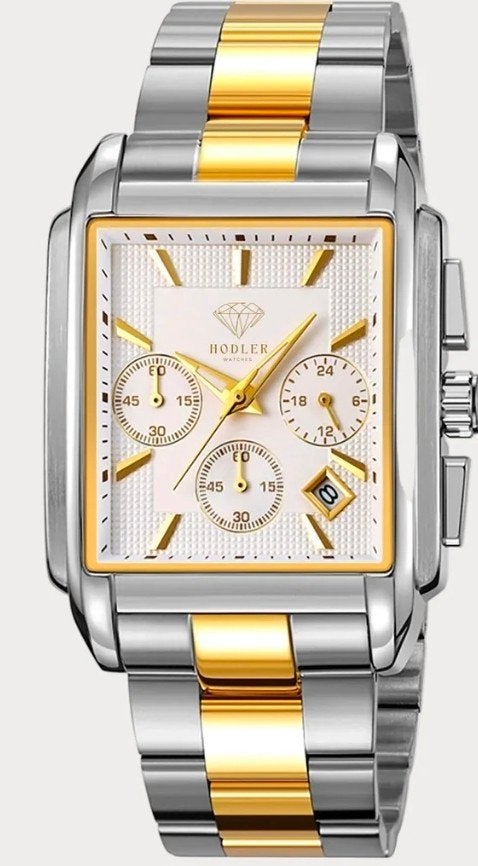 Hodler Horloge Goud/Zilver Nieuw, Ophalen of Verzenden, Nieuw, Polshorloge, Overige merken