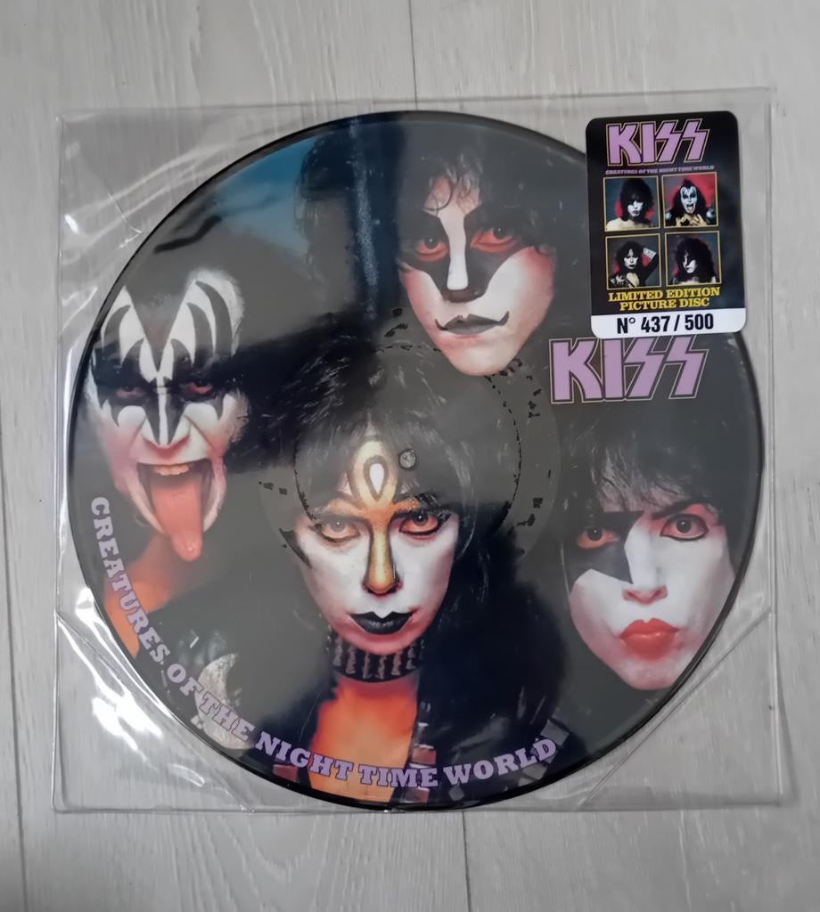 KISS Creatures of the Night Time World live, Cd's en Dvd's, Ophalen of Verzenden, Zo goed als nieuw, 12 inch, Overige genres