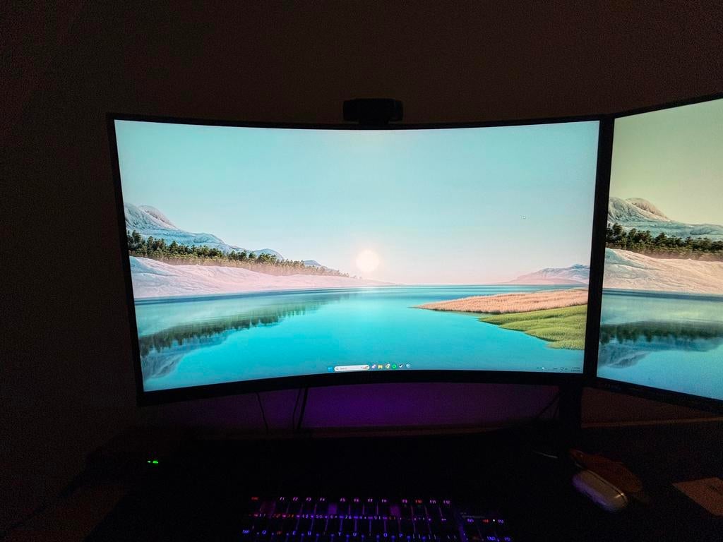 Msi 32 inch curved 165 Hz monitor, IPS, Curved, Zo goed als nieuw, 151 t/m 200 Hz