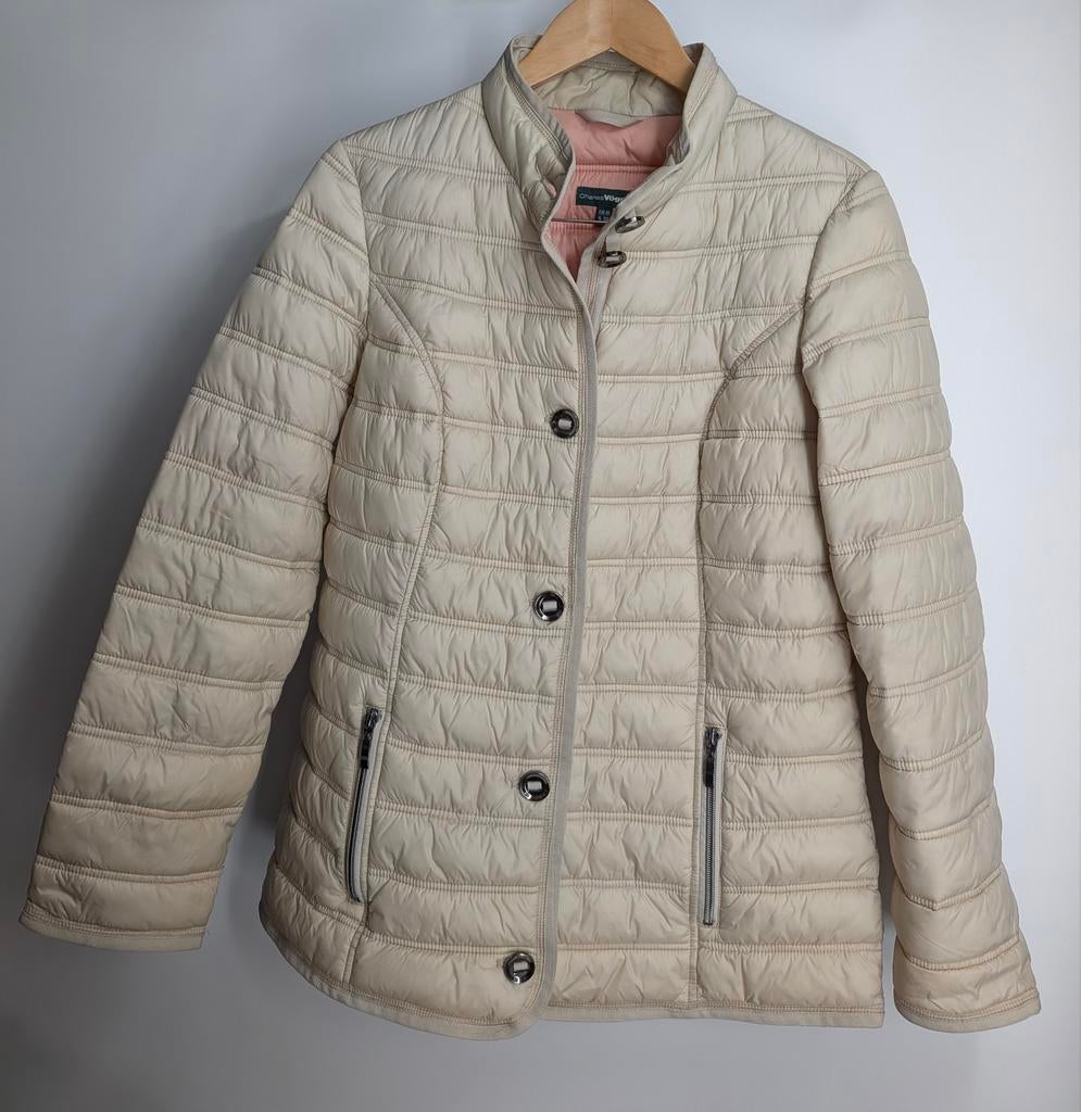 Charles Vögele crème tussen jas maat NL 38, Charles Vogele, Beige, Nieuw, Ophalen of Verzenden