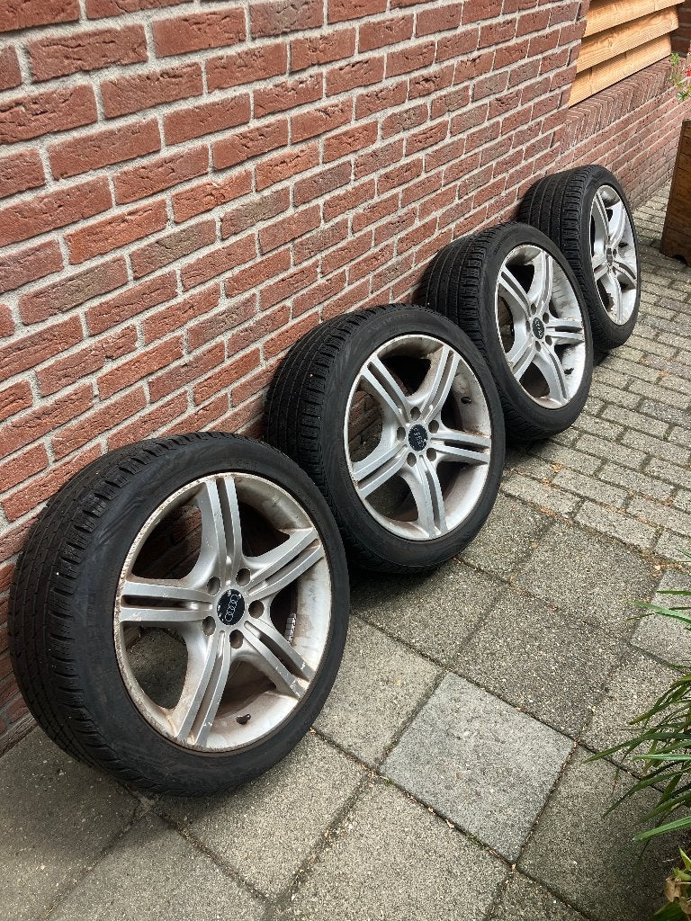Zomerbanden met Mak sportvelgen 17 inch 225 / 45, Auto-onderdelen, Banden en Velgen, Ophalen, Gebruikt, 17 inch, Band(en)