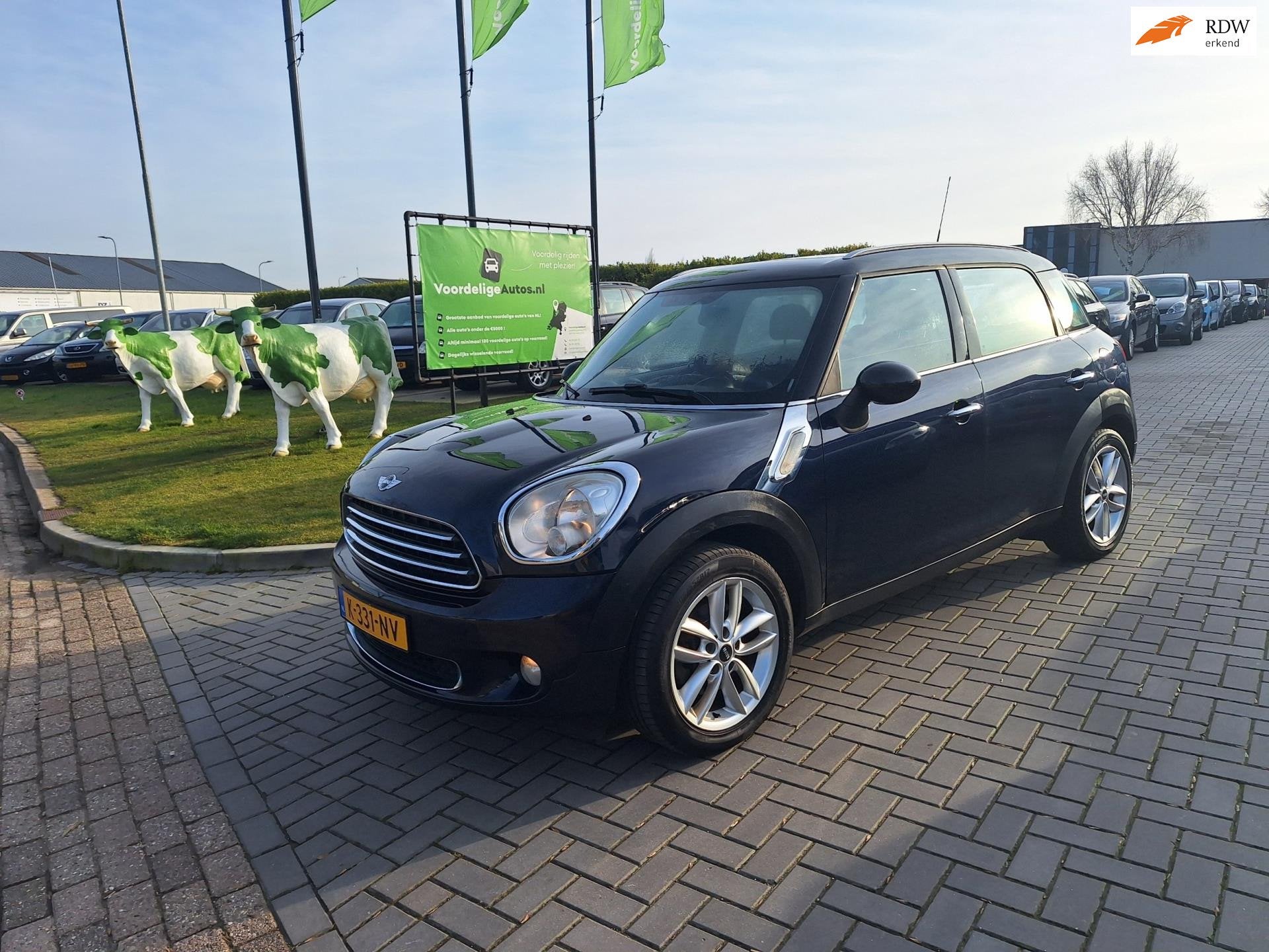 Mini Mini Countryman 1.6 Cooper Pepper / Leuke auto / Nieuwe, Voorwielaandrijving, Euro 5, Gebruikt, Blauw