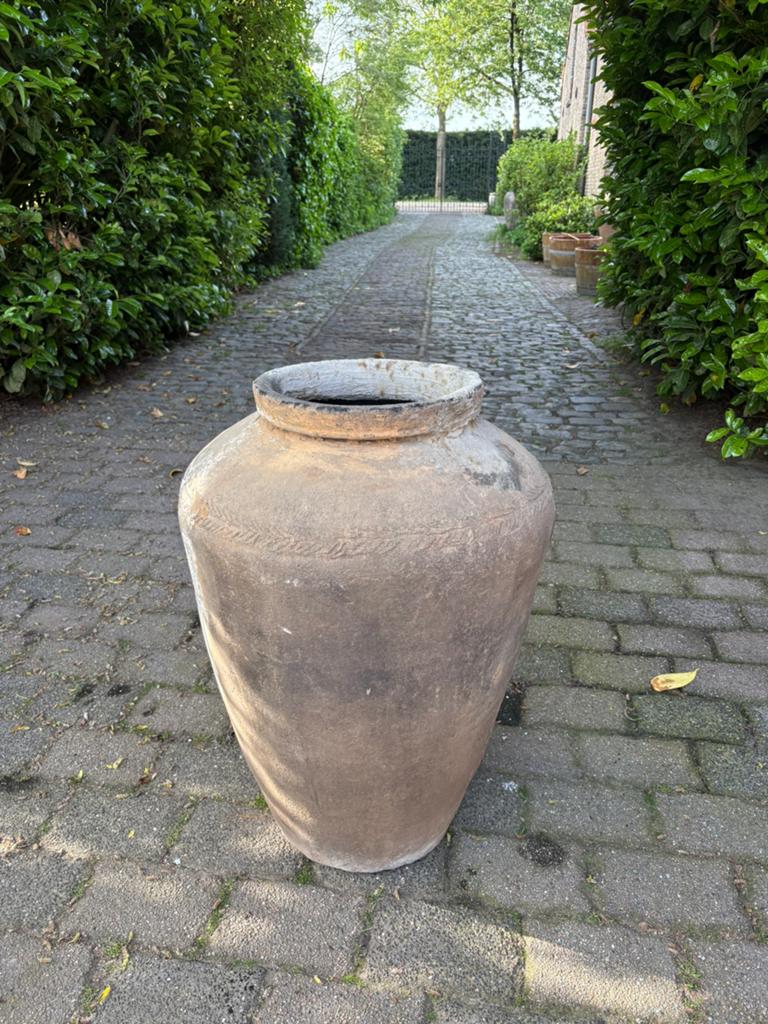 Oude grote kruik uit India, Ophalen, Gebruikt, Overige kleuren, Aardewerk of Porselein