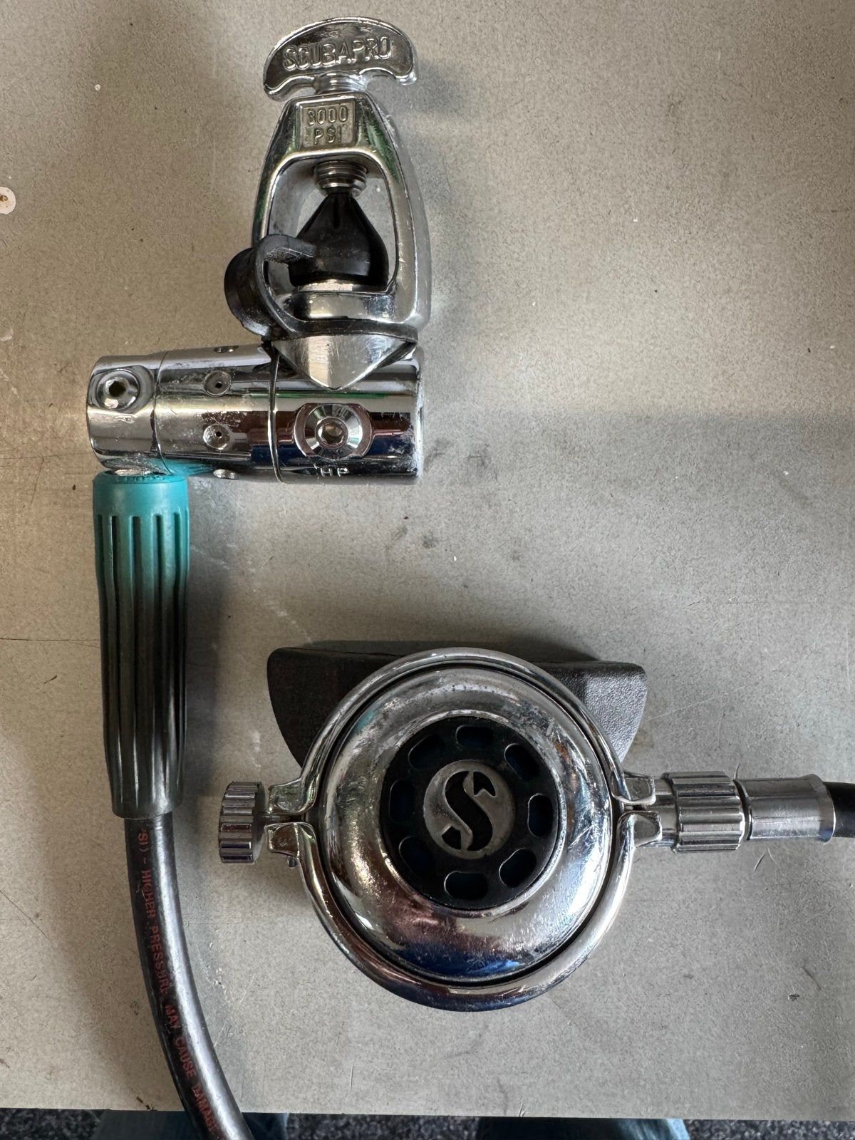 Scubapro eerste en tweede trap automaat, Watersport en Boten, Ophalen of Verzenden, Gebruikt, Overige typen