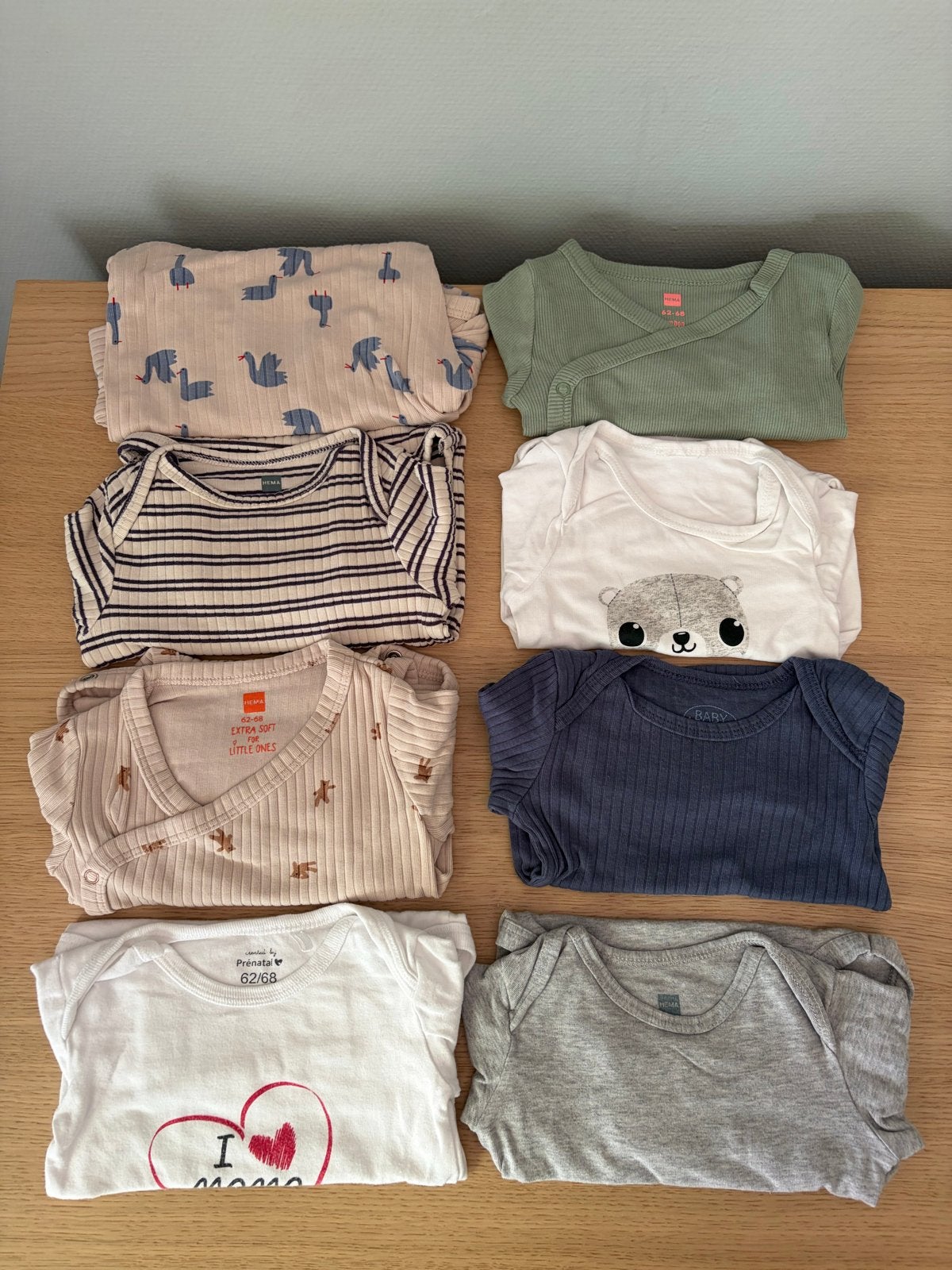 Pakket babykleding maat 62, circa 80 items, Ophalen, Gebruikt, Jongetje of Meisje, Setje