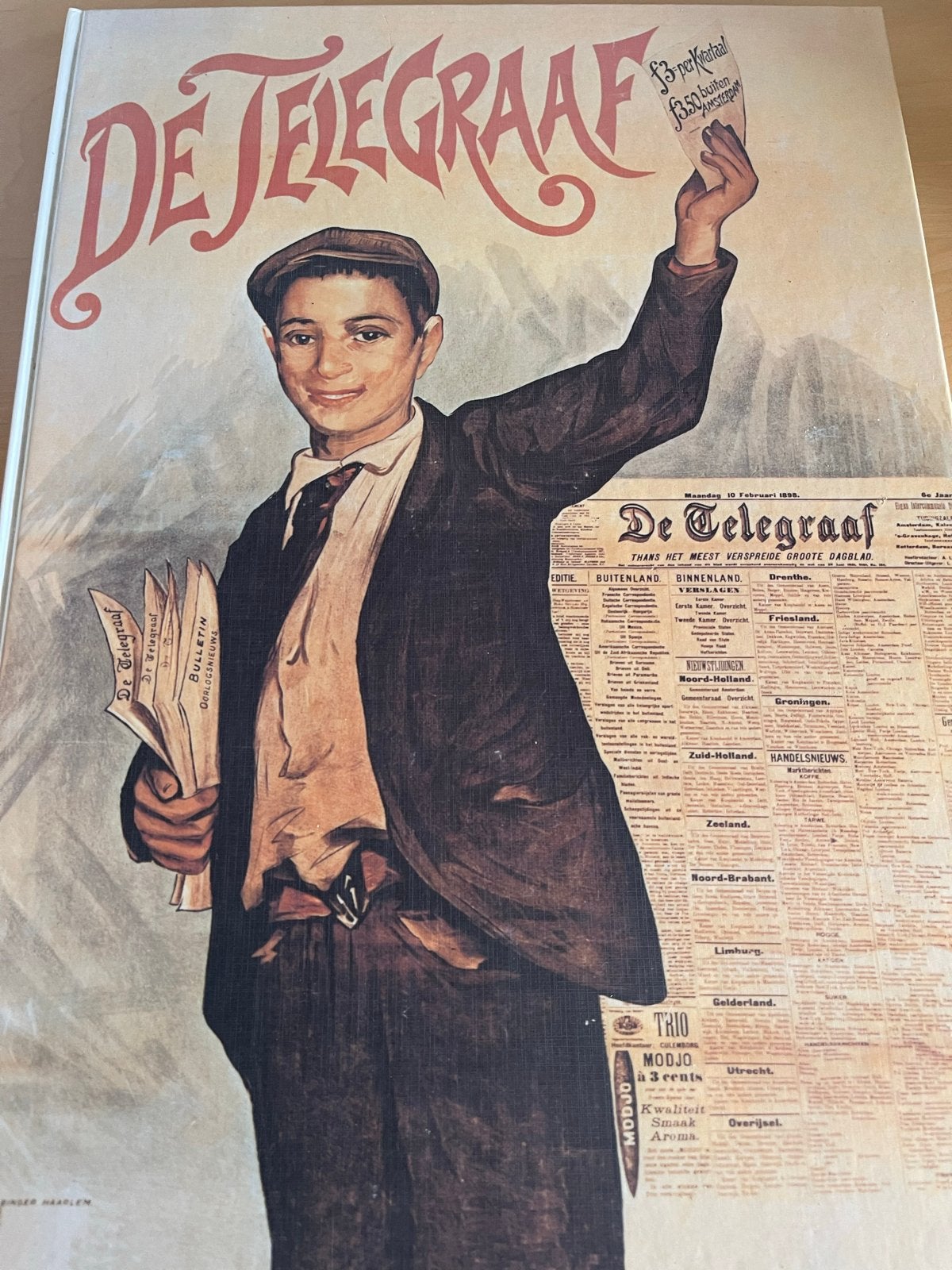 De Telegraaf Boek - Historische Kranten in Geweldige Staat, Ophalen of Verzenden, Zo goed als nieuw, Krant