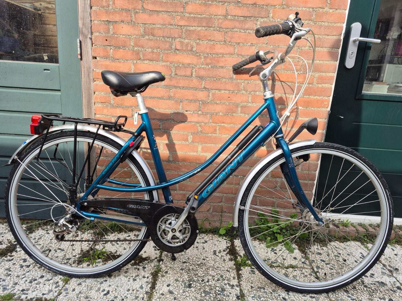 dames fiets 7 versnellingen giant, Ophalen, Minder dan 10 versnellingen, 53 tot 56 cm, Velgrem
