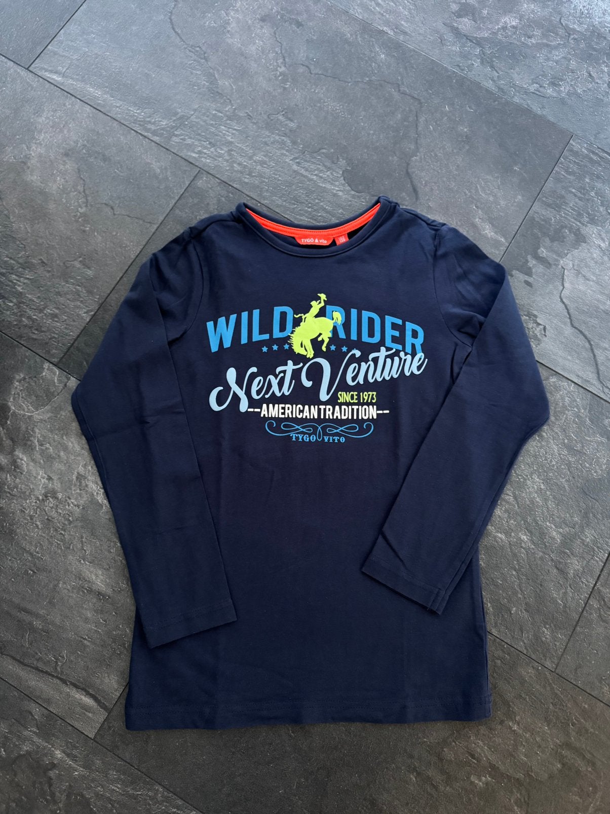 Tygo&vito longsleeve maat 128, Ophalen of Verzenden, Zo goed als nieuw, Jongen, Shirt of Longsleeve