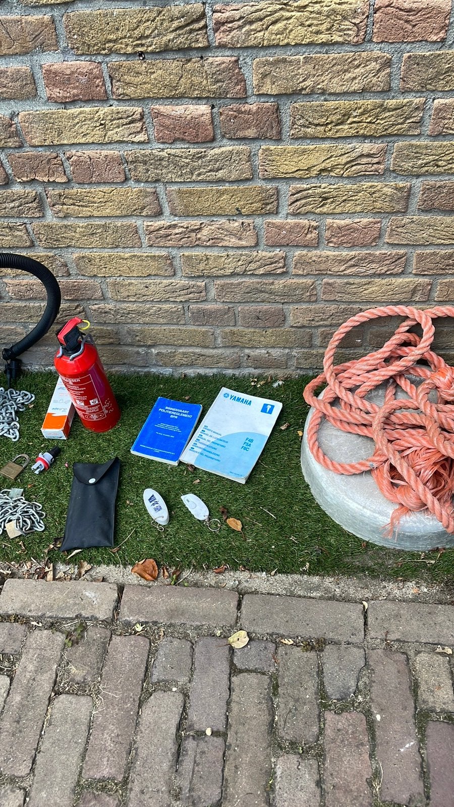 Extra losse producten voor je rubberboot bbmotor in goede st, Watersport en Boten, Ophalen of Verzenden, Zo goed als nieuw, Motorboot