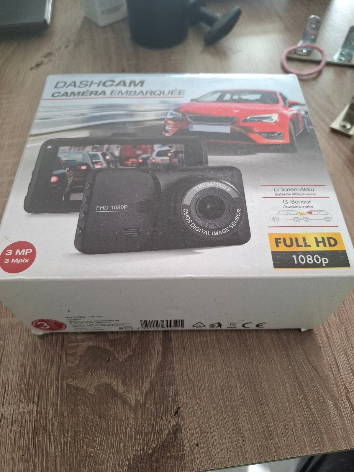 Dashcam Full HD 1080p met G-Sensor en Li-ionen-Akku, Ophalen of Verzenden, Nieuw