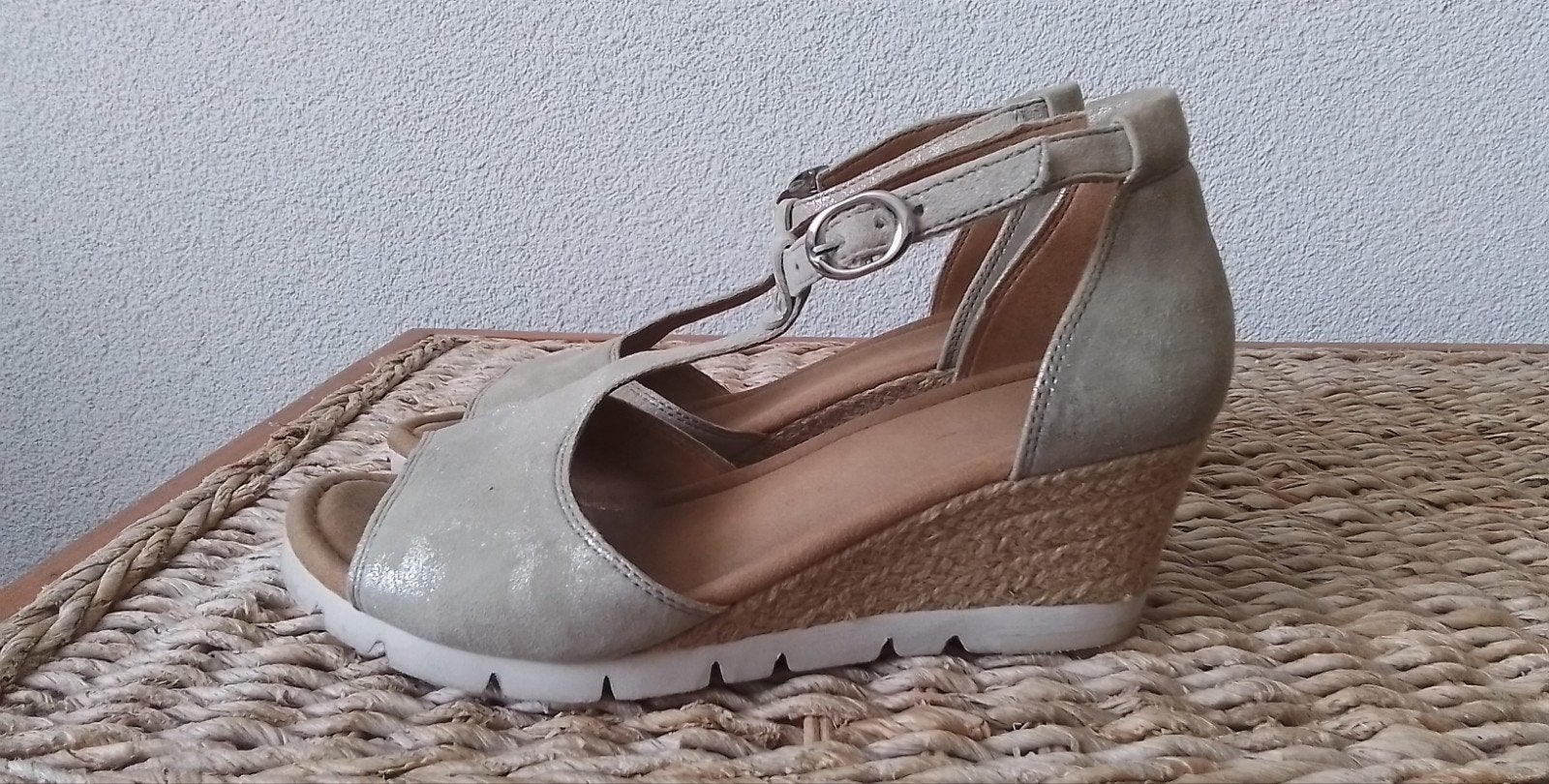 dames  schoen, gabor, Beige, Gabor, Zo goed als nieuw, Sandalen of Muiltjes