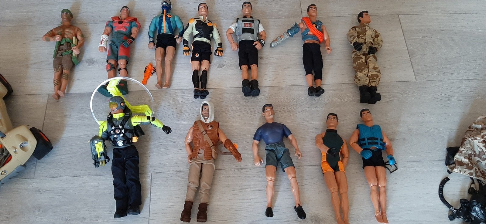 Grote partij action man actiefiguren en accessoires, Ophalen of Verzenden, Gebruikt