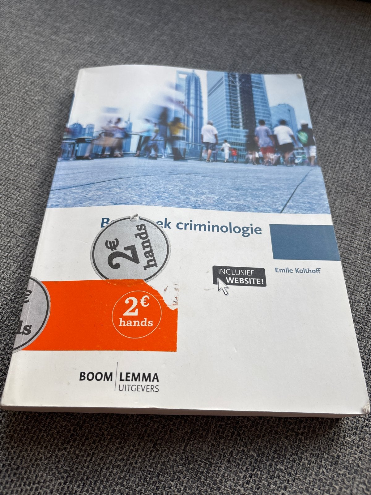 Basisboek Criminologie - Emile Kolthoff (2011), Boeken, Ophalen of Verzenden, Gamma, Gelezen, HBO
