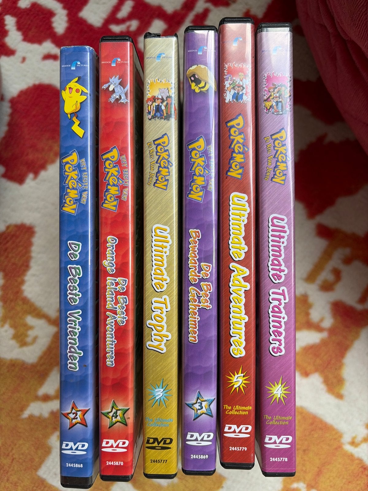 Pokémon DVDs  - 6 films/series, Cd's en Dvd's, Ophalen of Verzenden, Gebruikt